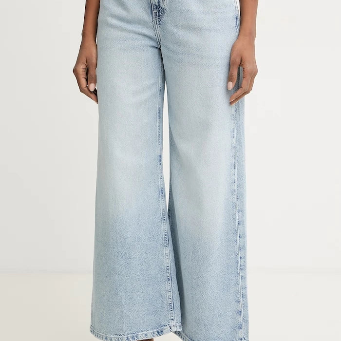 Guess дънки wide leg дамски