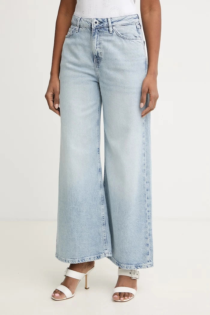 Guess дънки wide leg дамски
