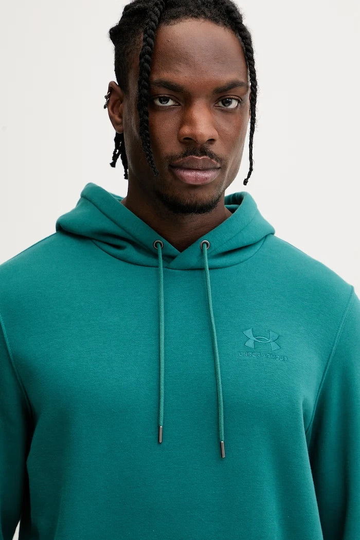 Under Armour erkek pamuklu kapüşonlu sweatshirt Essential Fleece