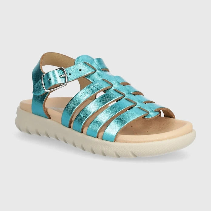 Детски сандали от кожа Geox SANDAL SOLEIMA