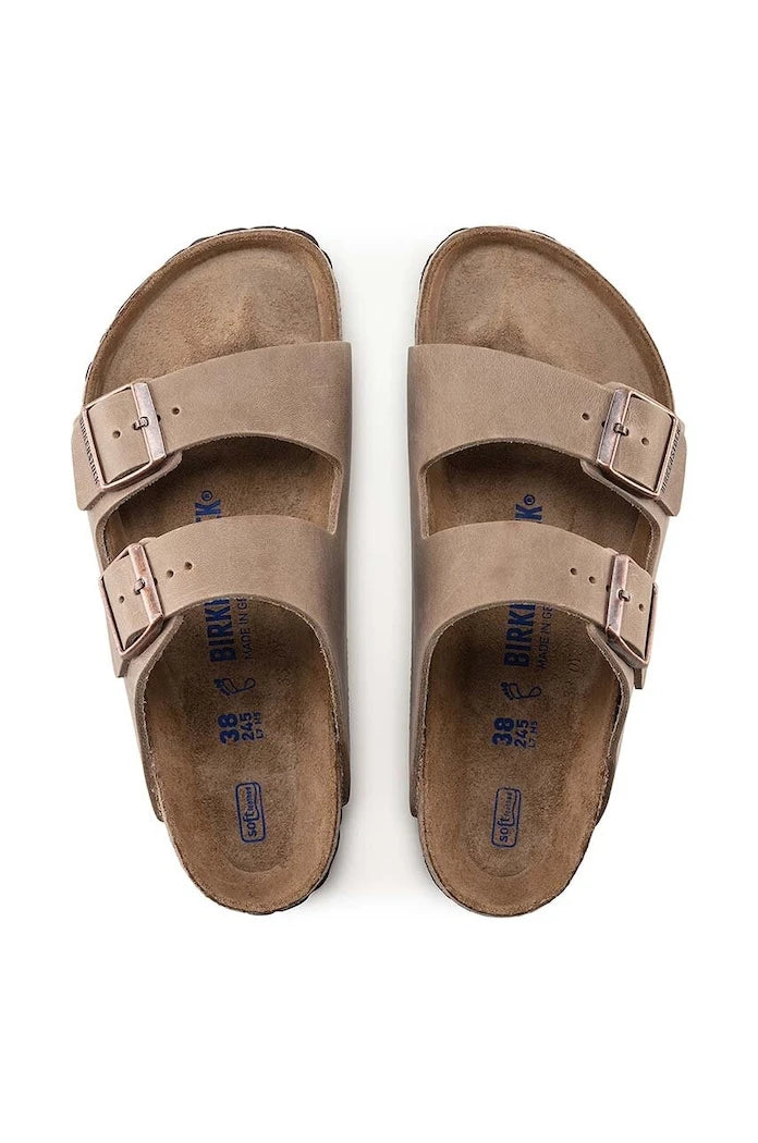 Чехли от набук Birkenstock Arizona