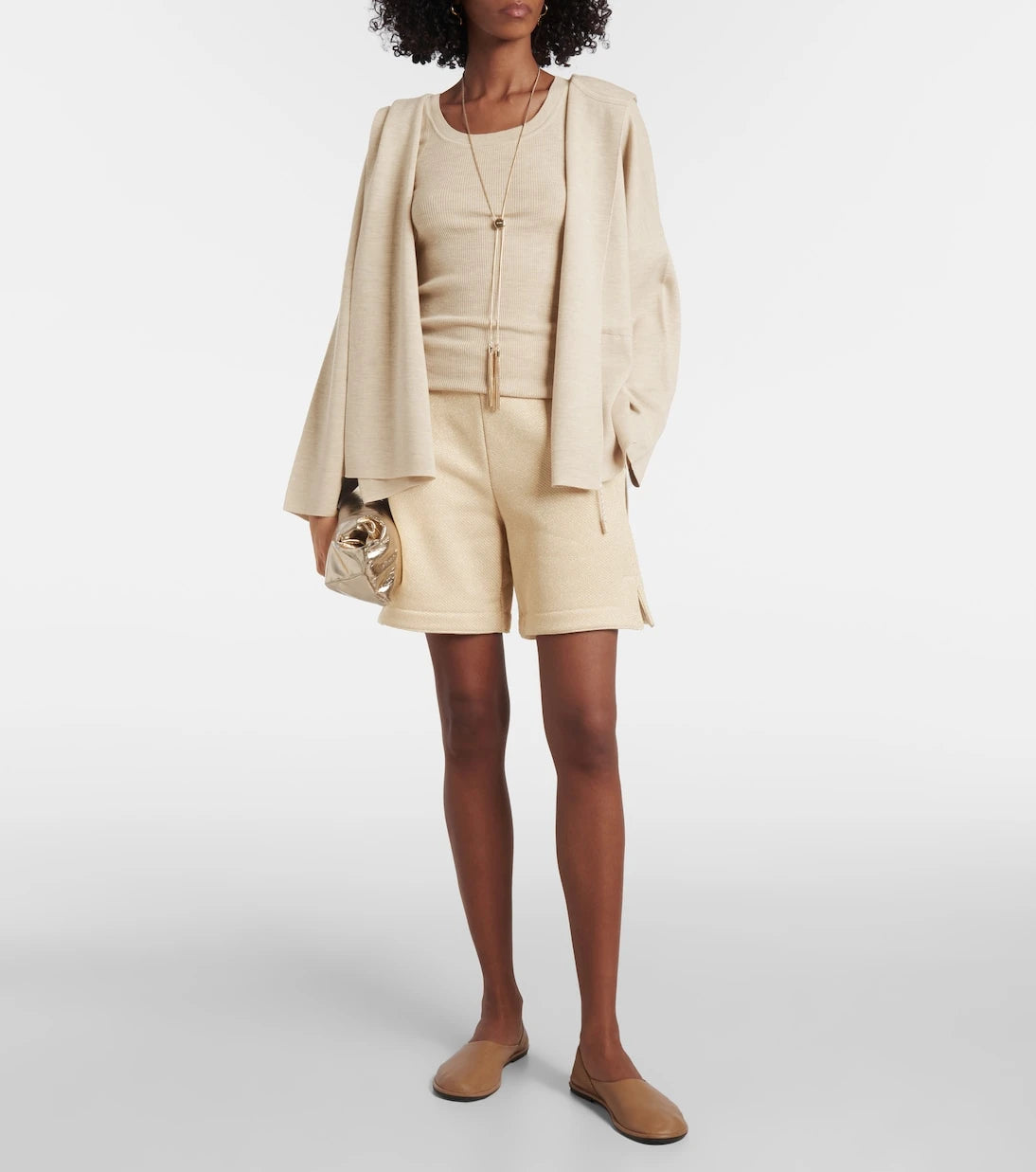 Max Mara - Cotton-blend shorts