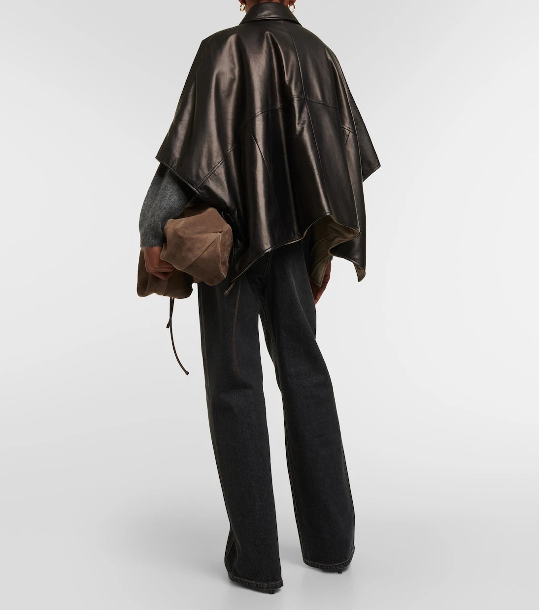 Brunello Cucinelli - Leather overshirt