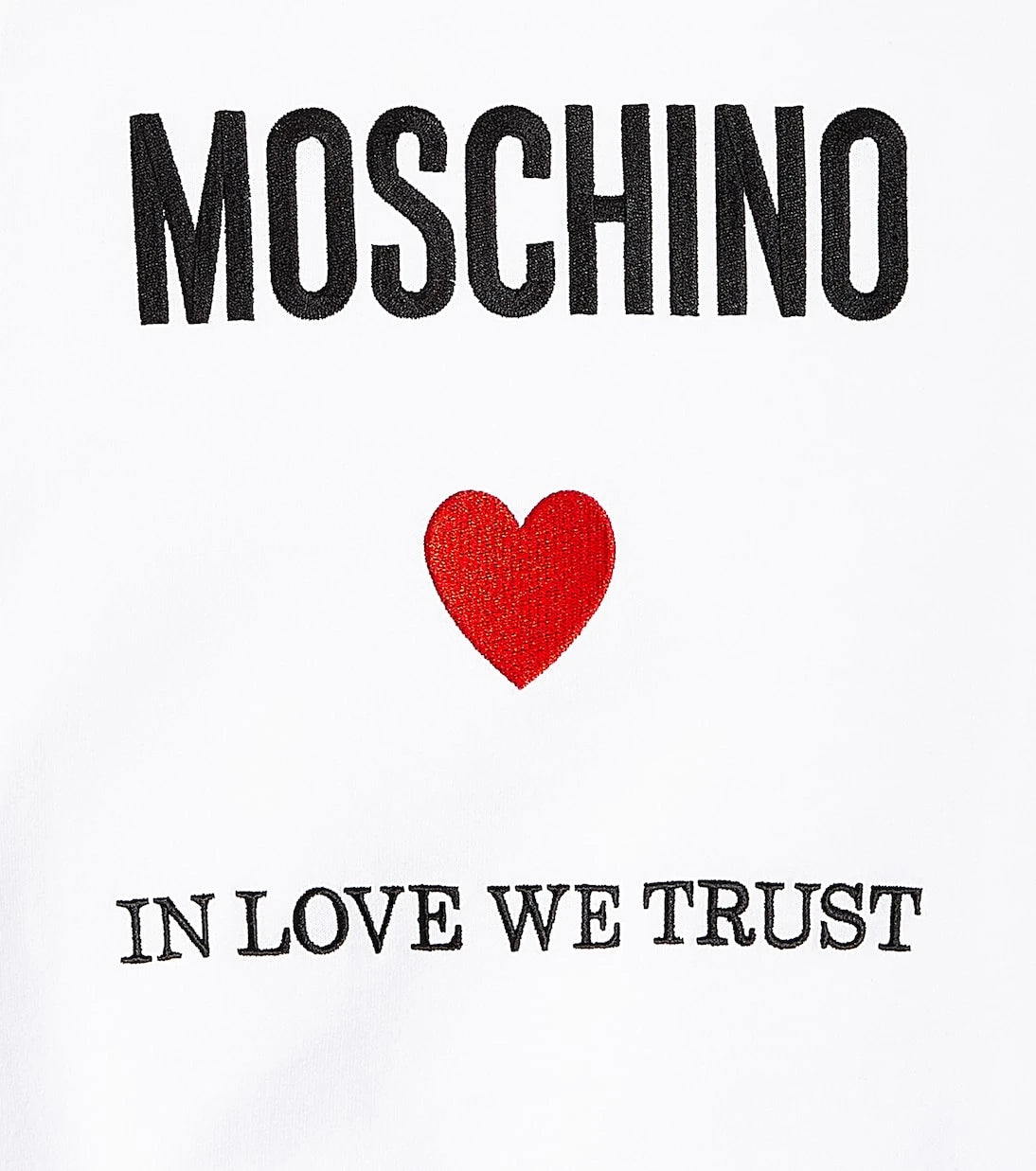 Moschino Kids - سويت شيرت قطني مطبوع للأطفال