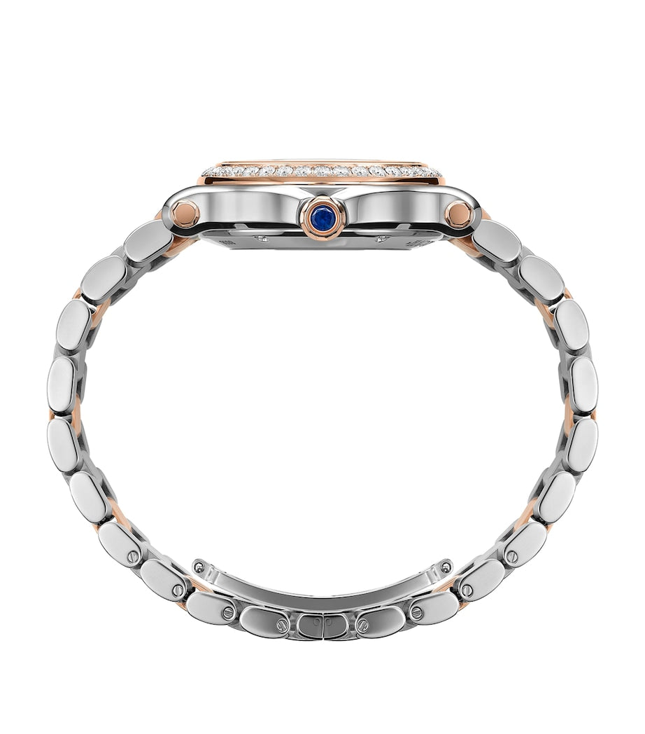 Chopard Rose Gold, Stainless Steel and Diamond Happy Sport Automatic Watch 33mm