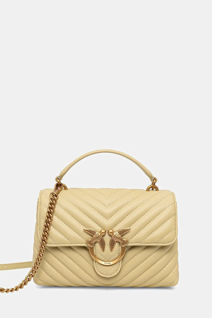Pinko kadın deri crossbody çanta