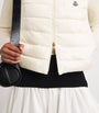 Moncler White Down Padded Cardiagn