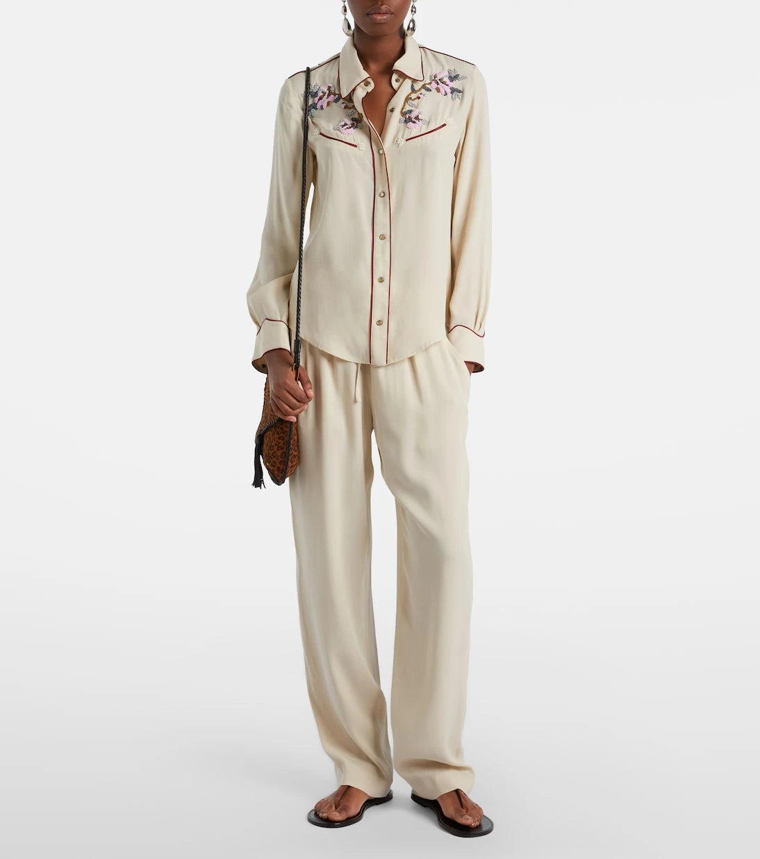 Isabel Marant - Yzea beaded cady shirt