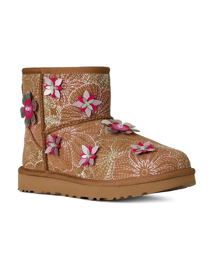 UGG W Classic Mini Meadow Süet Bot