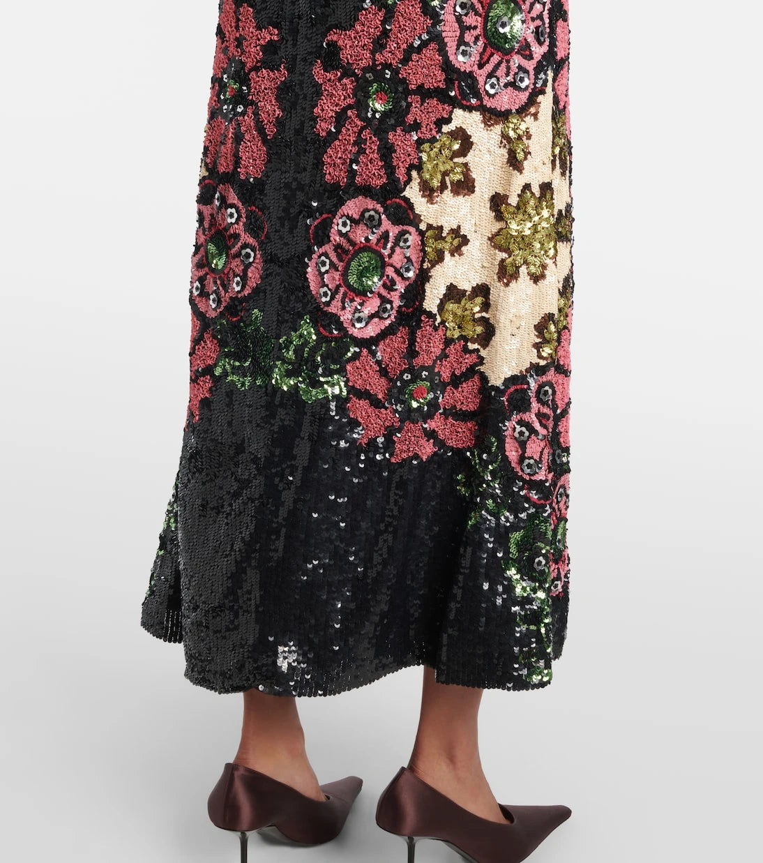 La DoubleJ - Clingy Swing sequined maxi dress