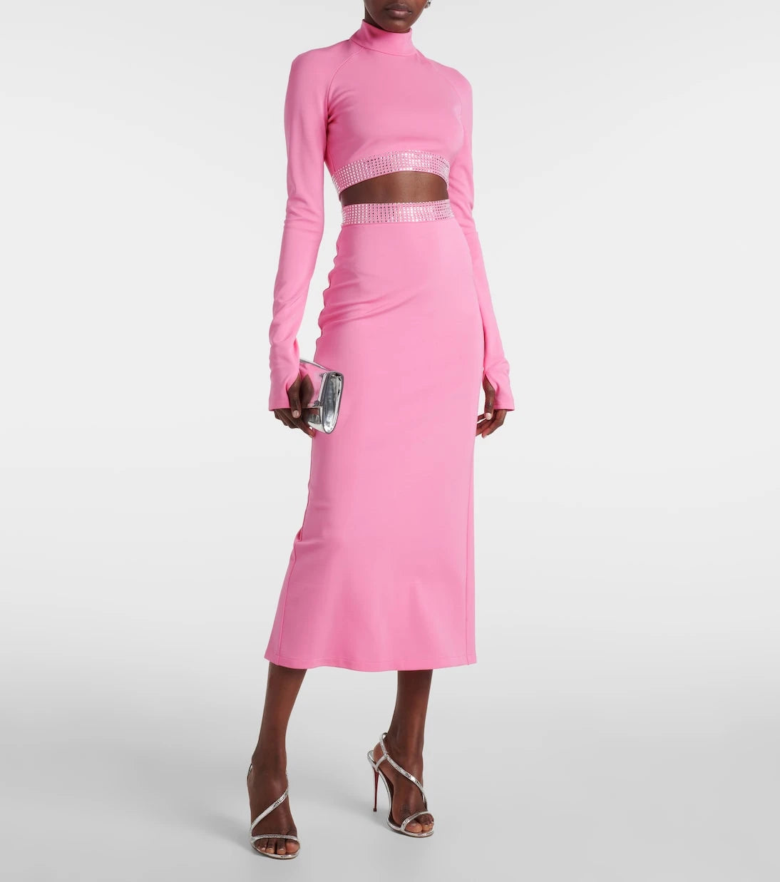 David Koma - Embellished crop top