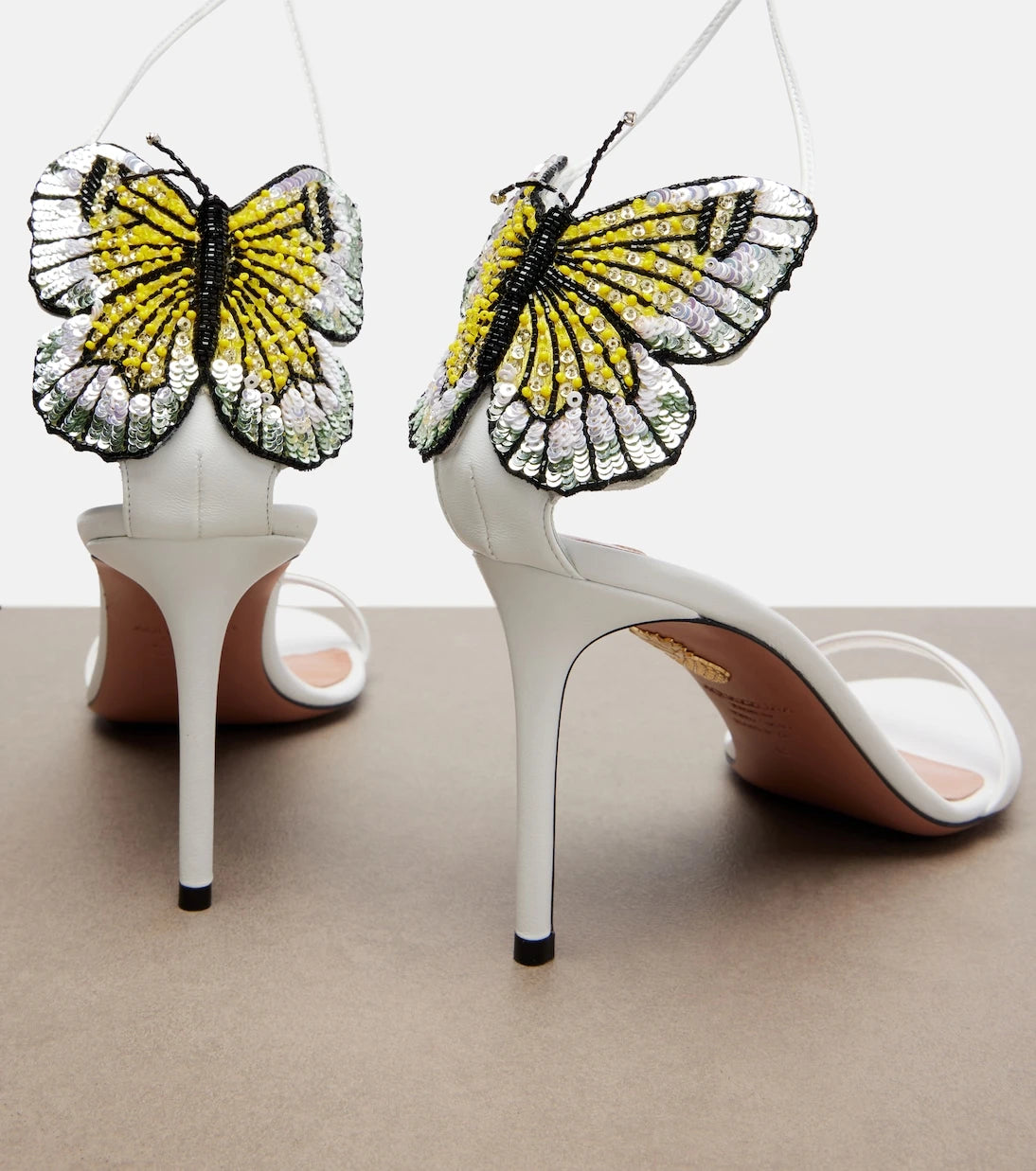 Aquazzura - Papillon D'Amour leather sandals