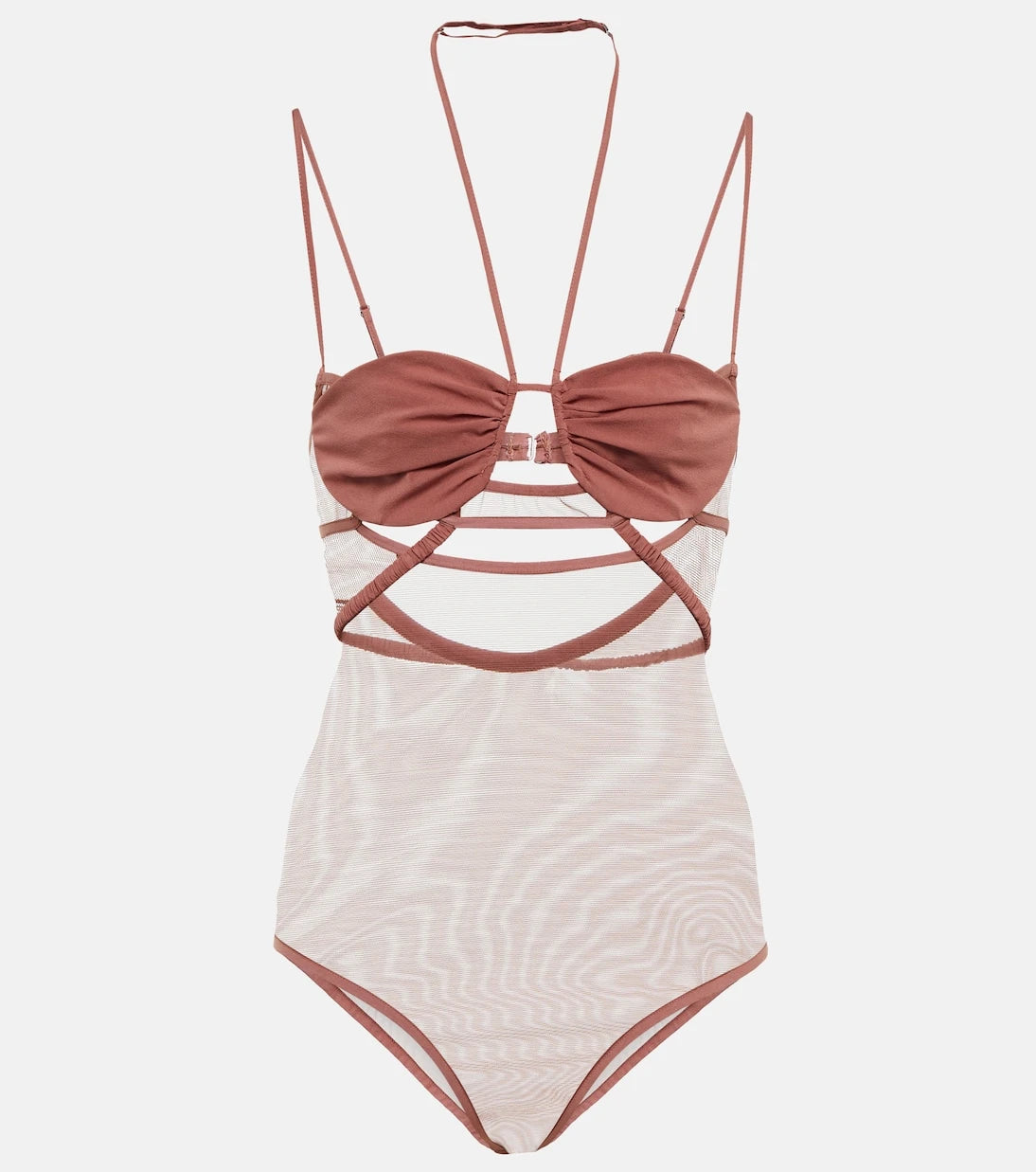 Nensi Dojaka - Cutout tulle bodysuit