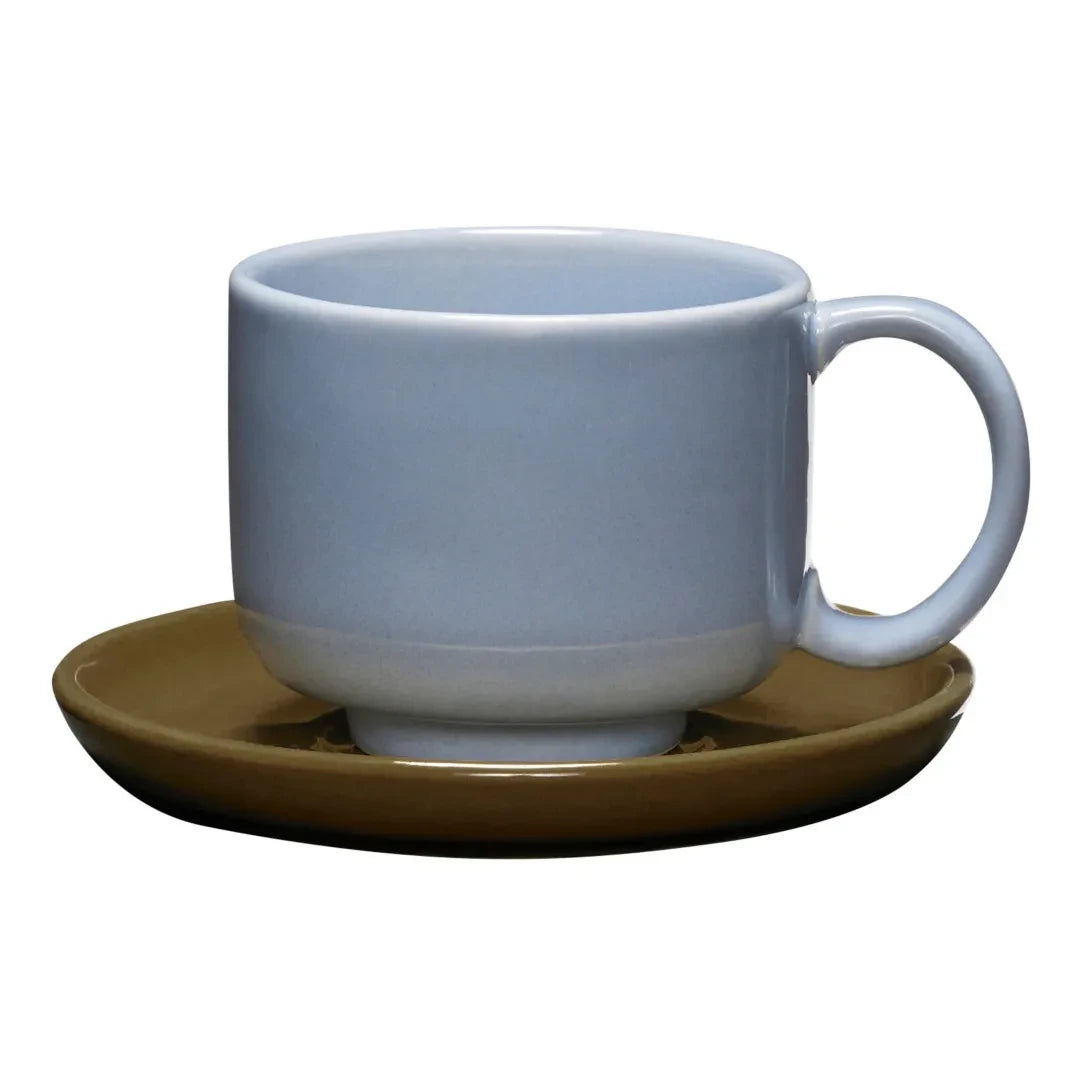 Hübsch - Amare cup and saucer | Light Blue