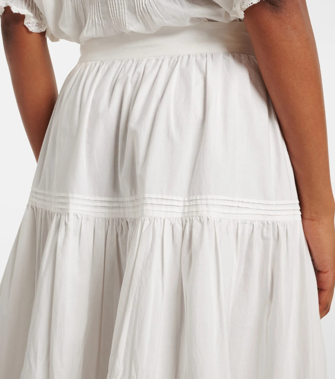Dôen - Sebastiane cotton poplin maxi skirt