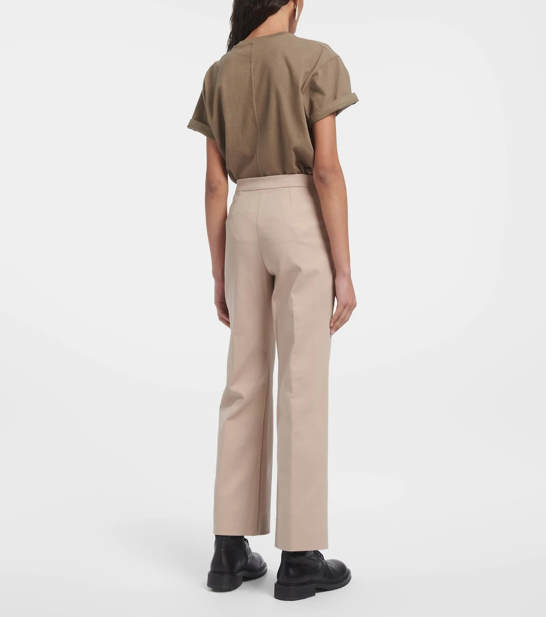 'S Max Mara - Conico cotton-blend flared pants