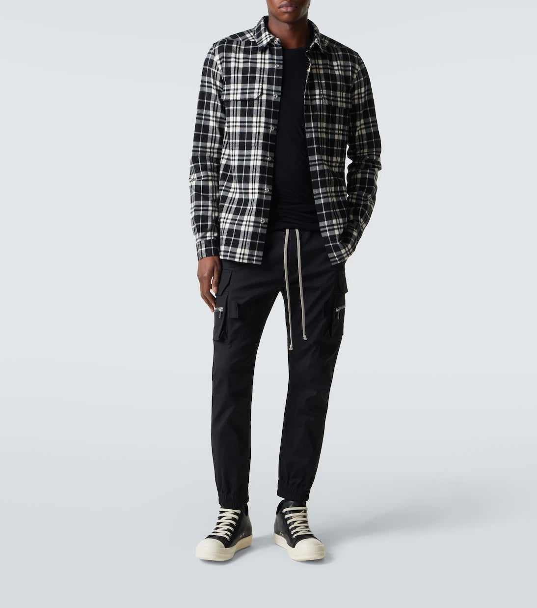 Rick Owens - Mastodon cotton-blend poplin slim pants