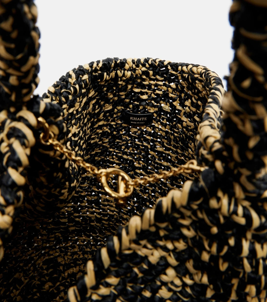 Khaite - Lotus Medium raffia tote bag