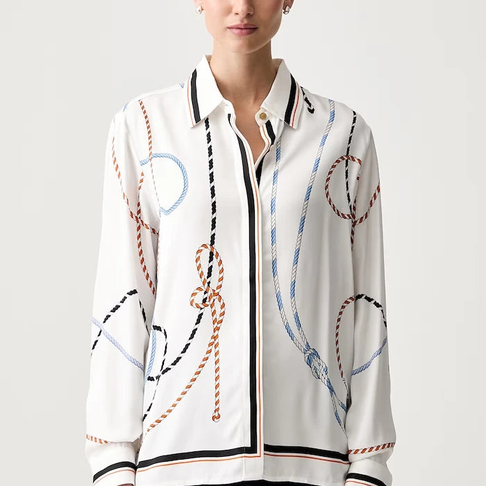 Tommy Hilfiger viskoz kadın gömlek