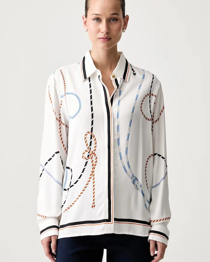 Tommy Hilfiger viskoz kadın gömlek