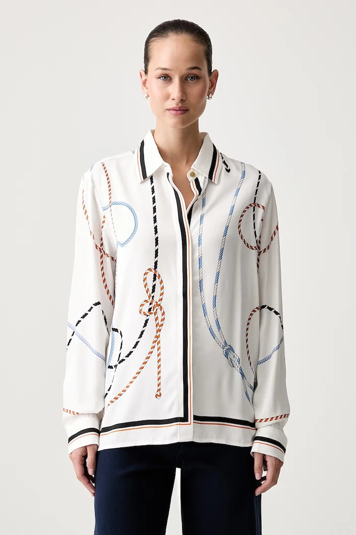 Tommy Hilfiger viskoz kadın gömlek