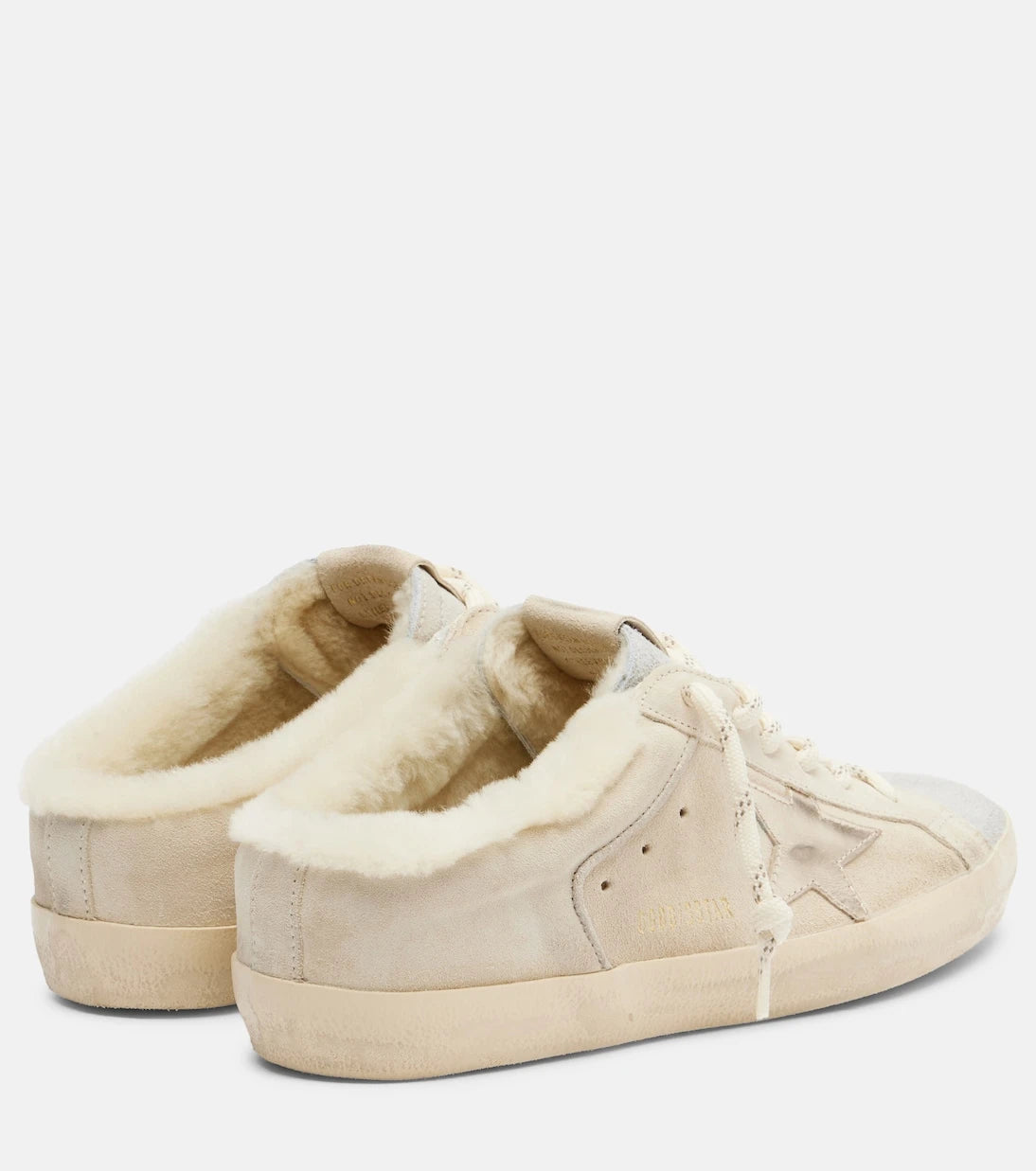 Golden Goose - Super-Star shearling-lined suede sneakers