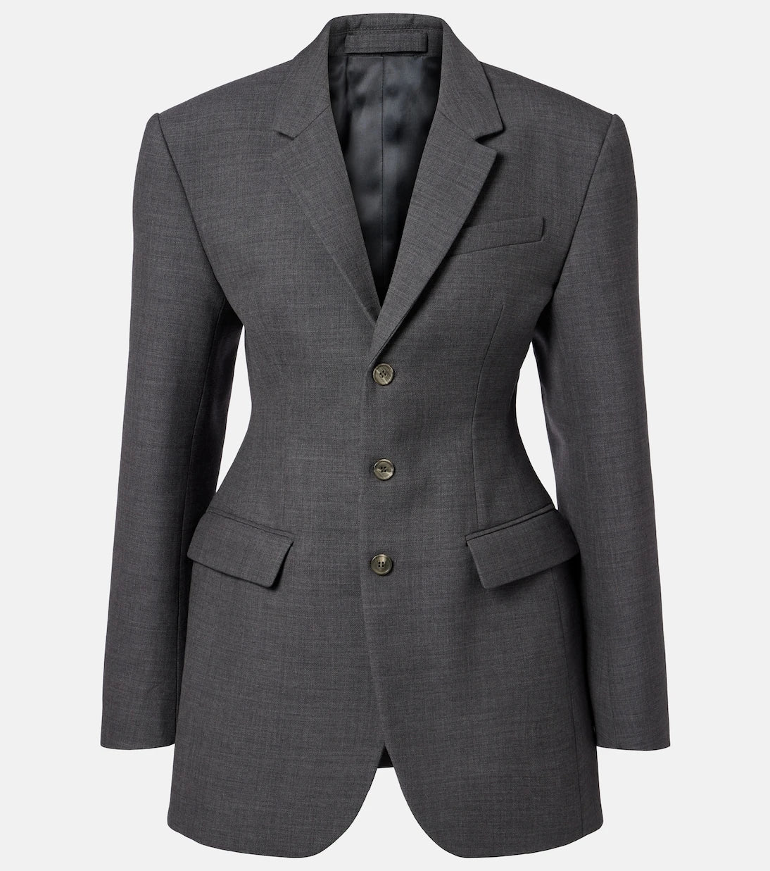 Wardrobe.NYC - Peplum virgin wool blazer