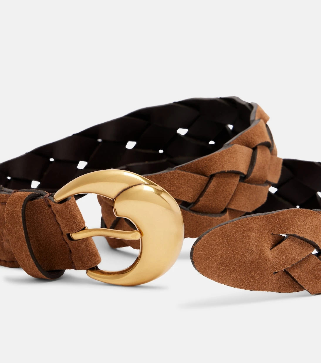 Etro - Braided suede belt
