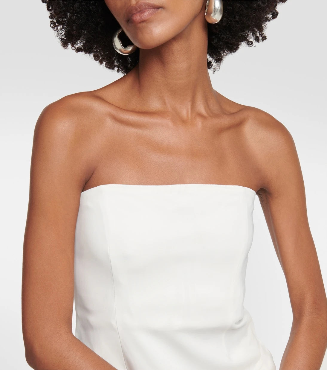 CO - Strapless crêpe top