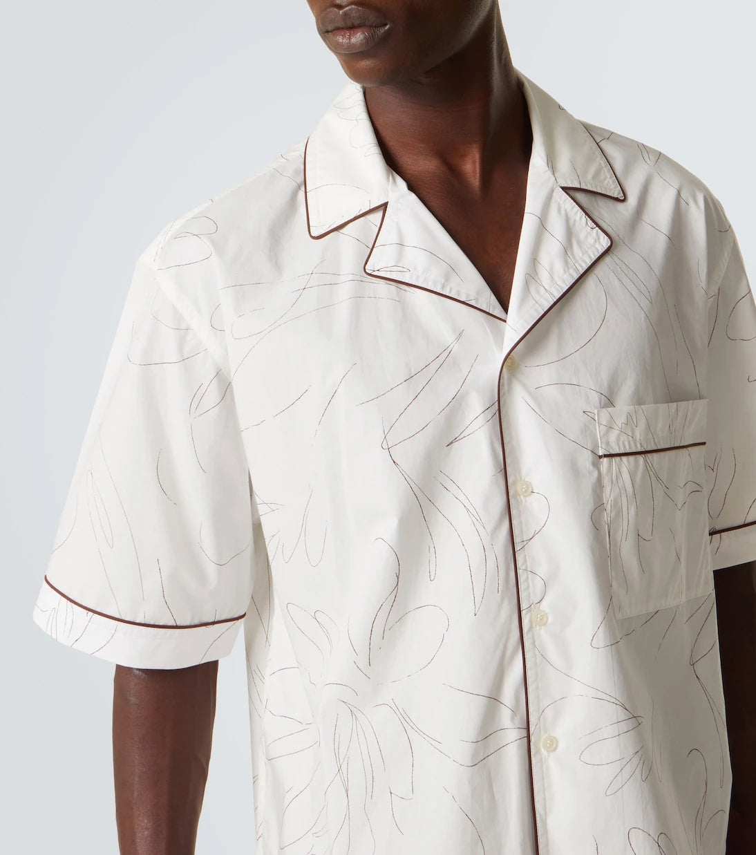 Plan C - Printed cotton shirt