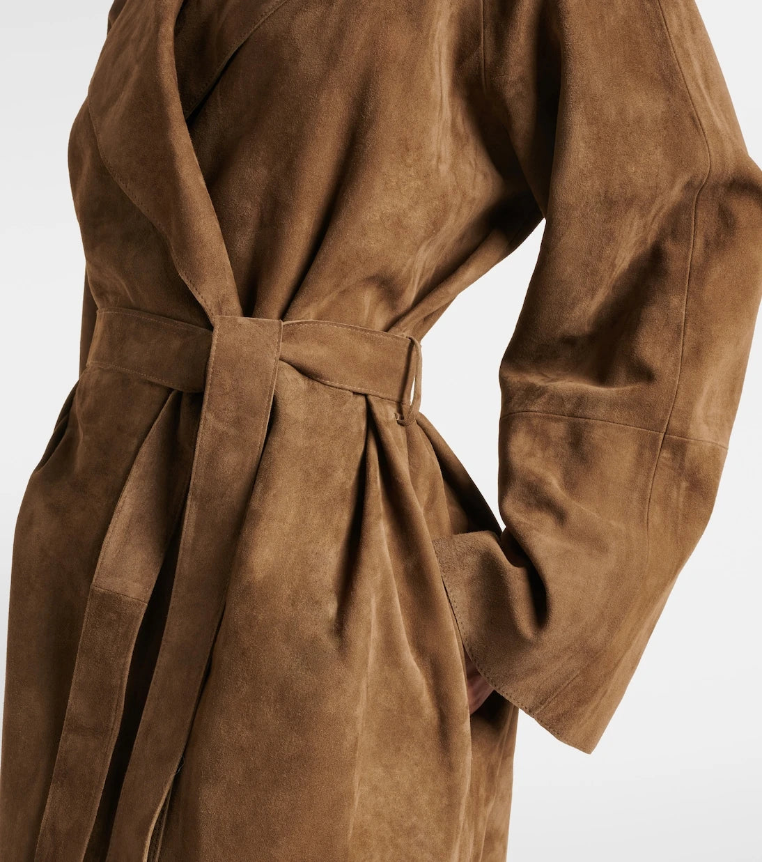 Magda Butrym - Suede wrap coat