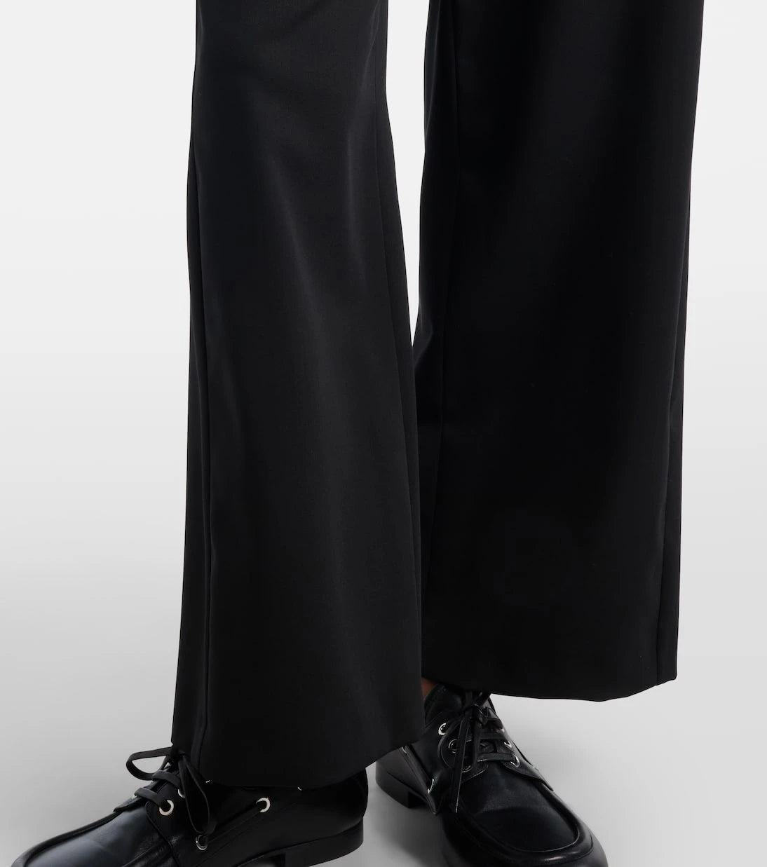 'S Max Mara - Argenta virgin wool crêpe wide-leg pants