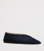Le Monde Beryl Navy Suede Luna Ballet Flats