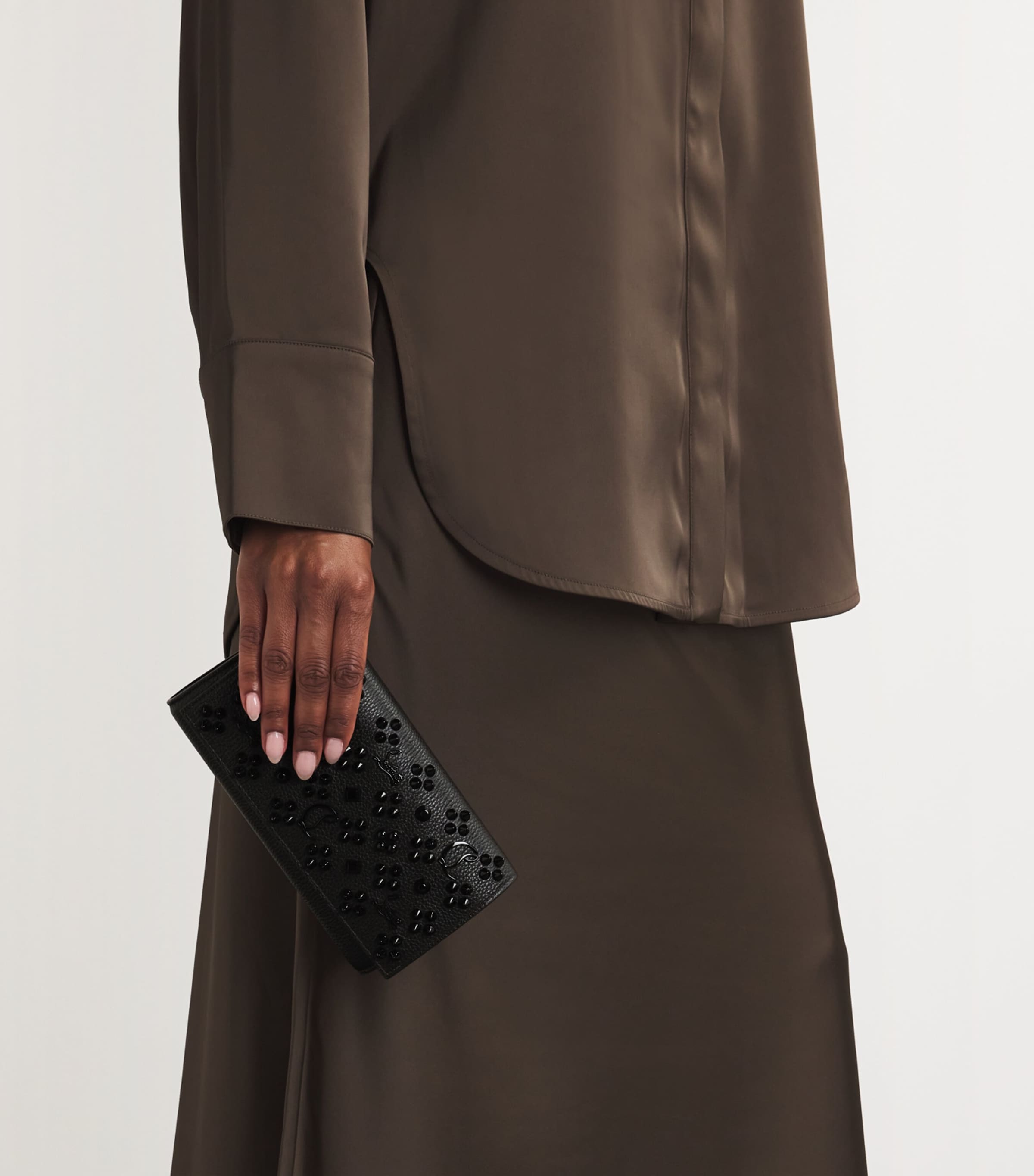 Black Paloma Clutch Bag