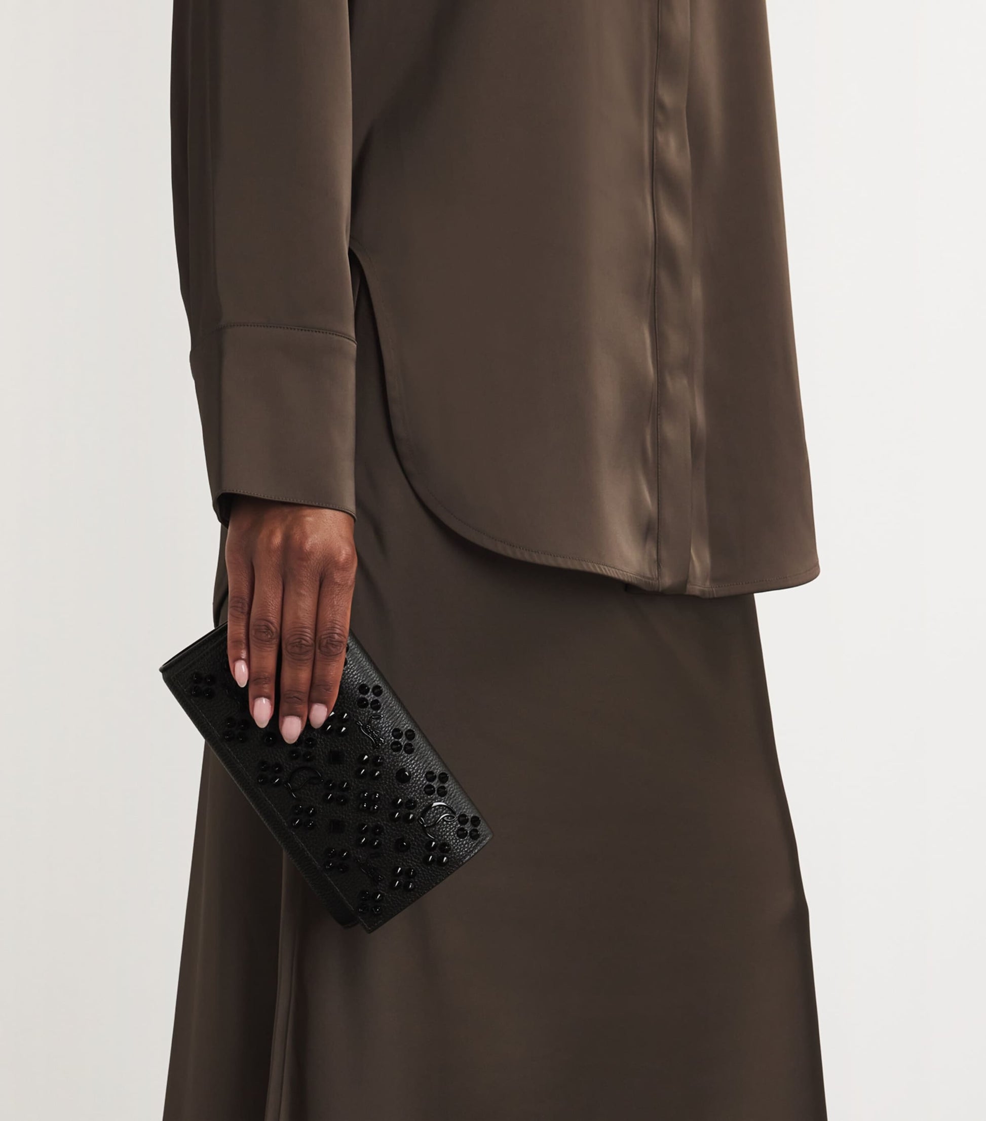 Black Paloma Clutch Bag