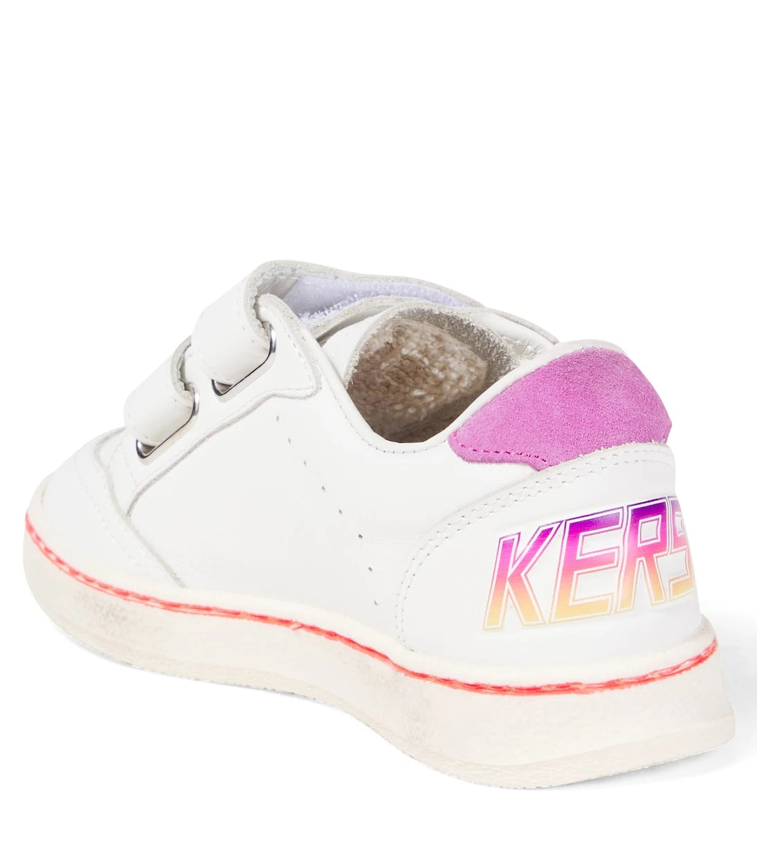 Golden Goose Kids - Ball Star printed leather sneakers