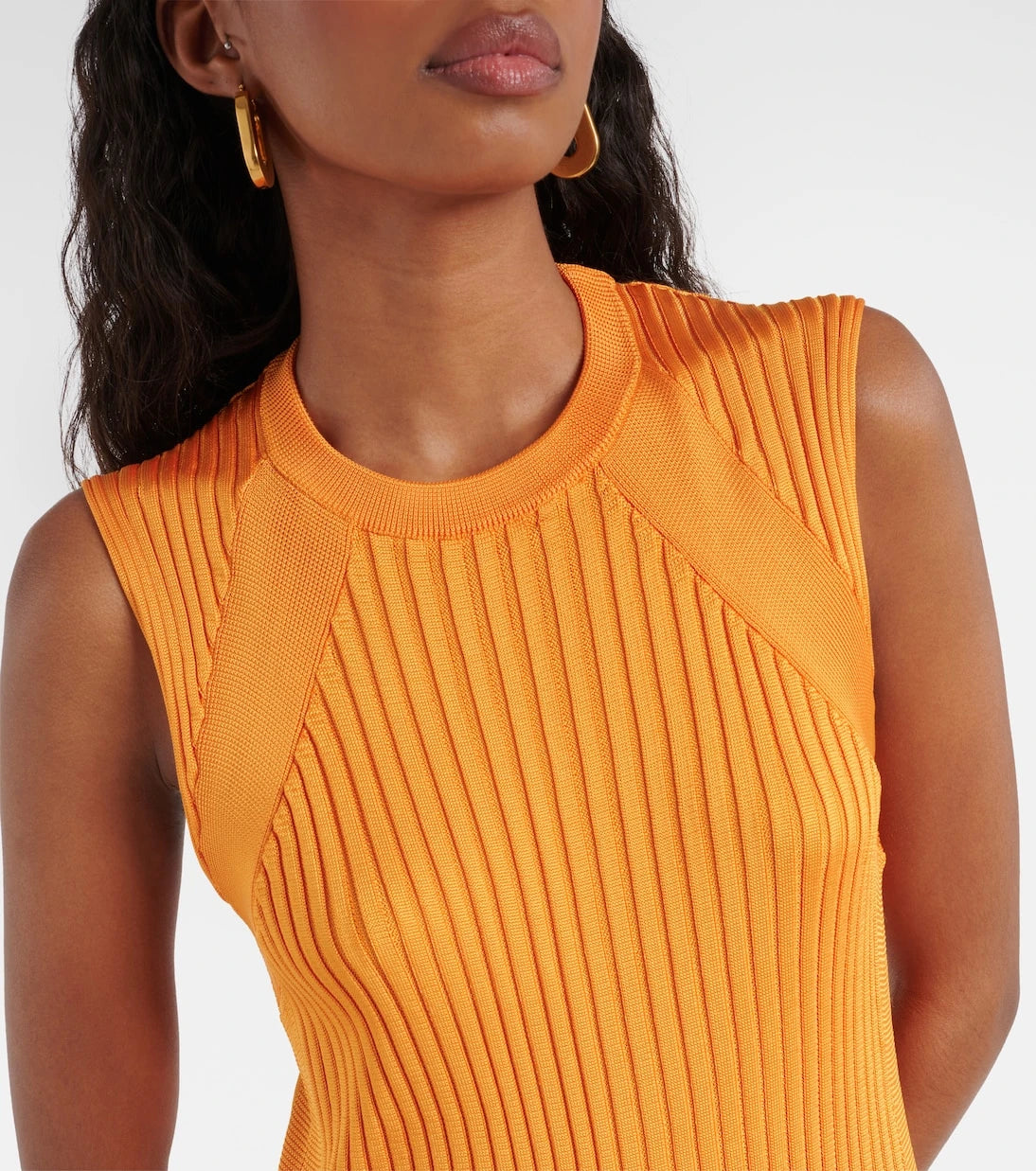 Jil Sander - Ribbed-knit jersey maxi dress