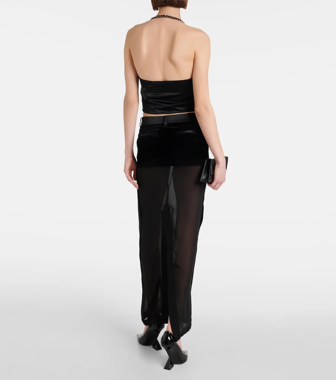 Didu - Mesh maxi skirt