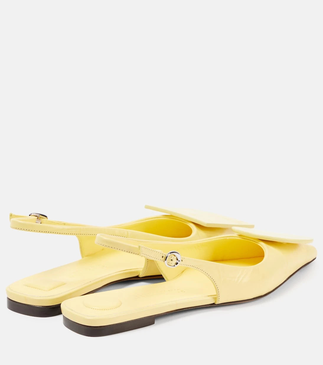 Jacquemus - Les Slingbacks Duelo leather ballet flats