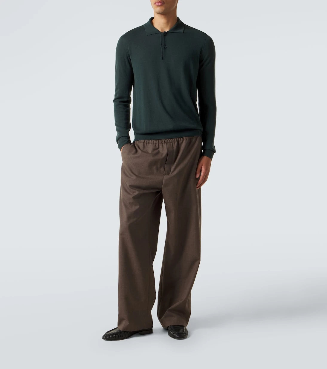 The Row - Selio cashmere polo sweater