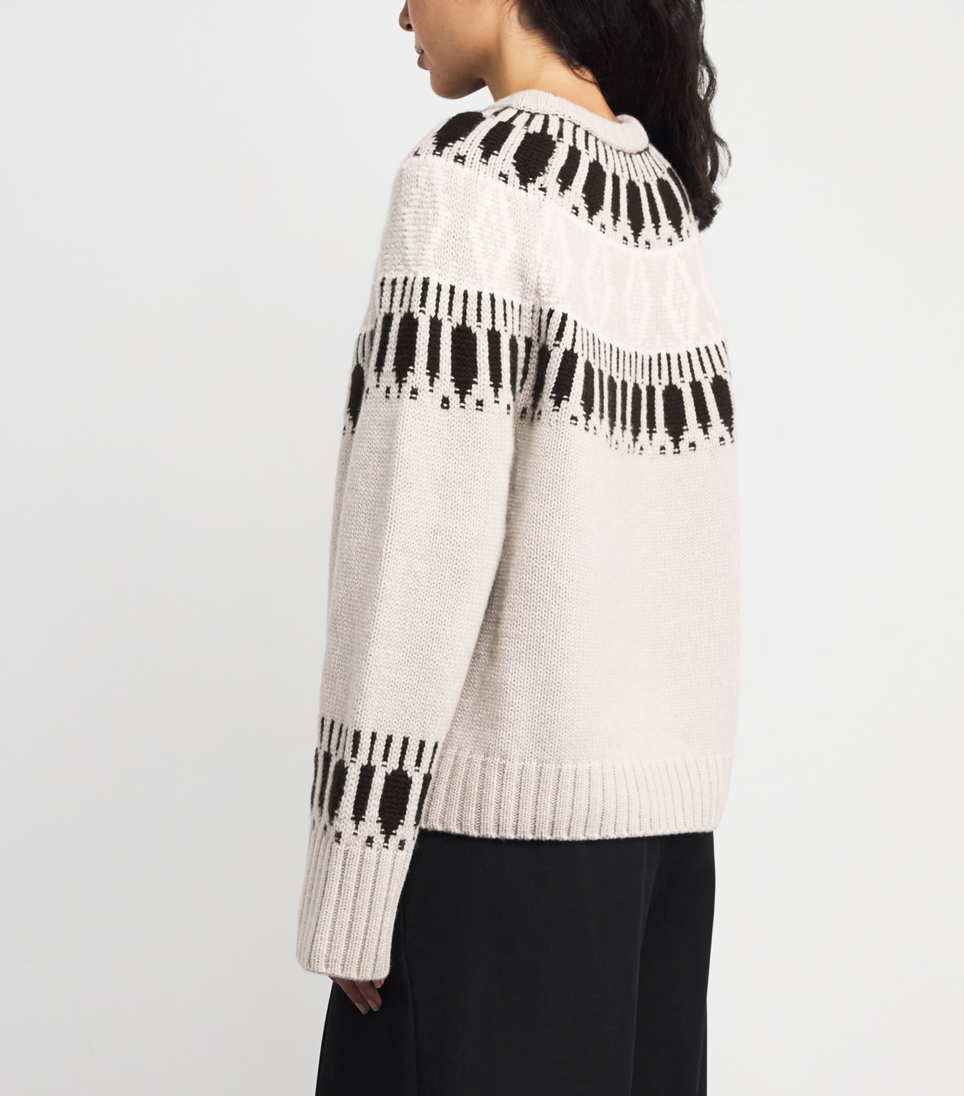 arch 4 Beige Cashmere Fair Isle Jackson Sweater