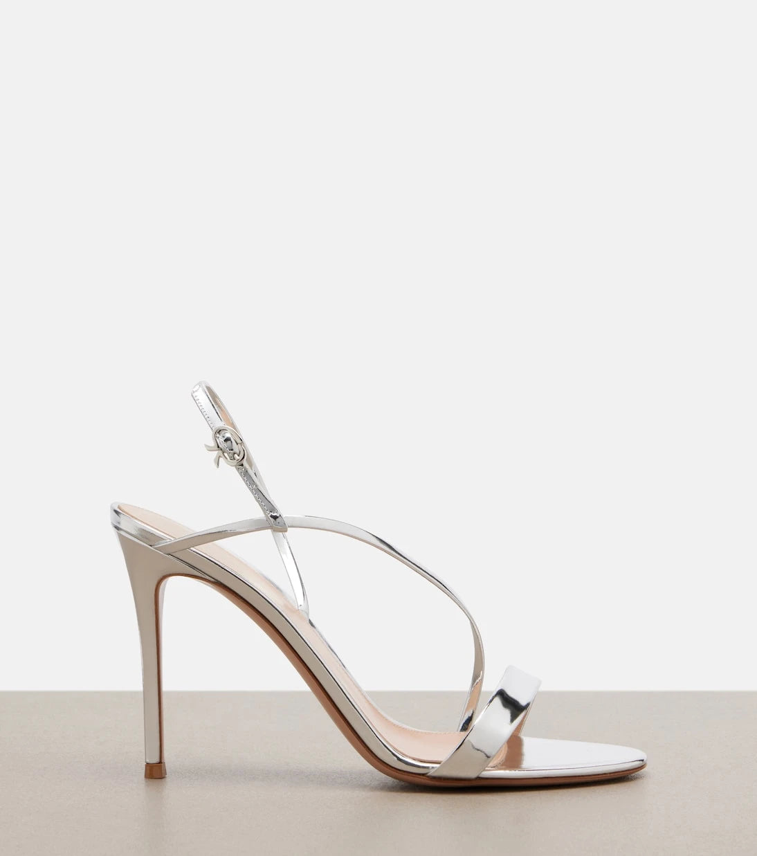 Gianvito Rossi - Manhattan mirrored leather sandals