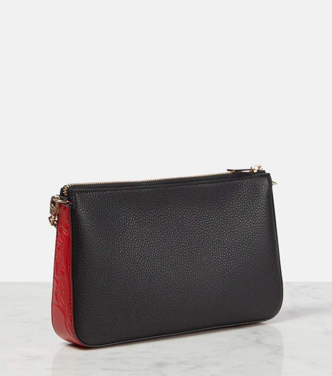 Christian Louboutin - Loubila leather clutch