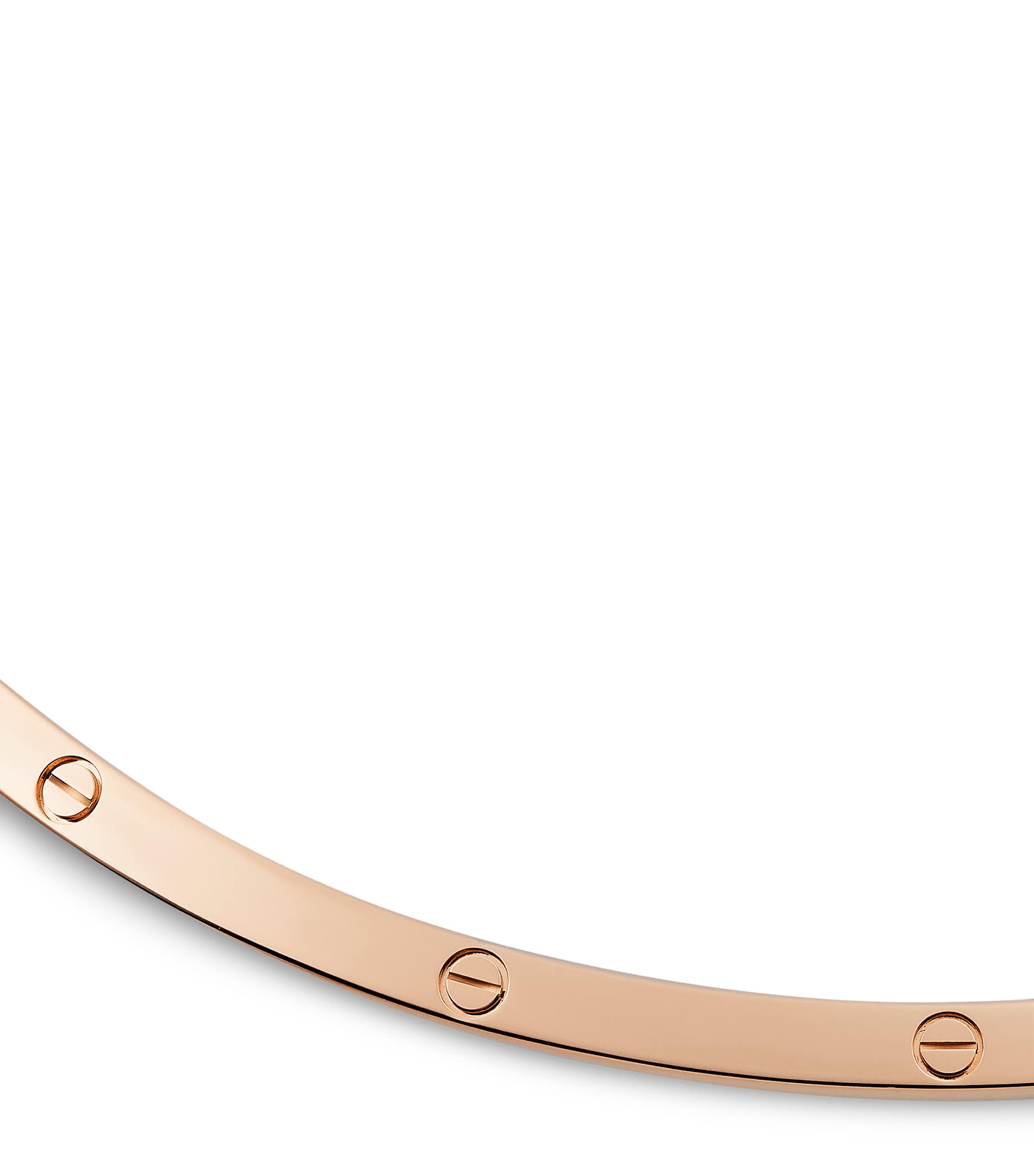 Rose Gold LOVE Torque Necklace