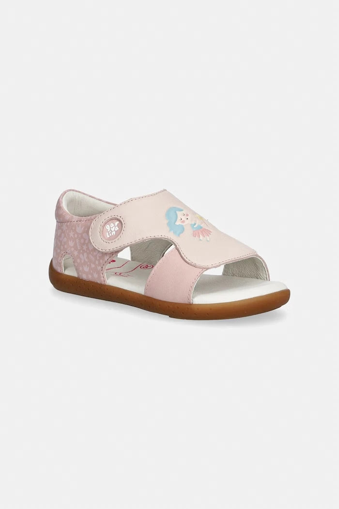 Garvalin çocuklar için deri sandalet