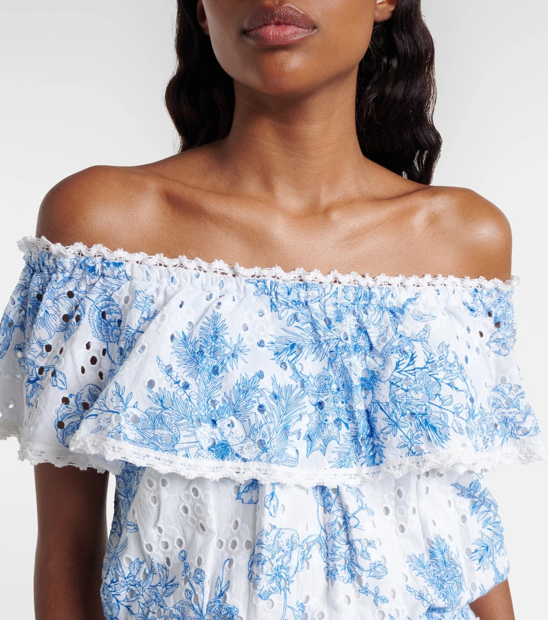 Melissa Odabash - Larna printed cotton midi dress