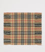 Burberry Beige Cashmere Check Happy Scarf