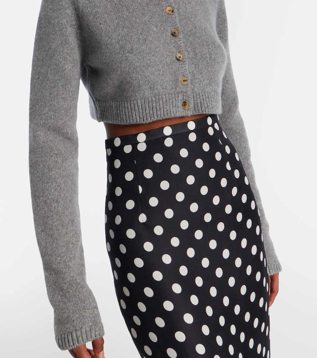 Khaite - Steph cropped cashmere cardigan