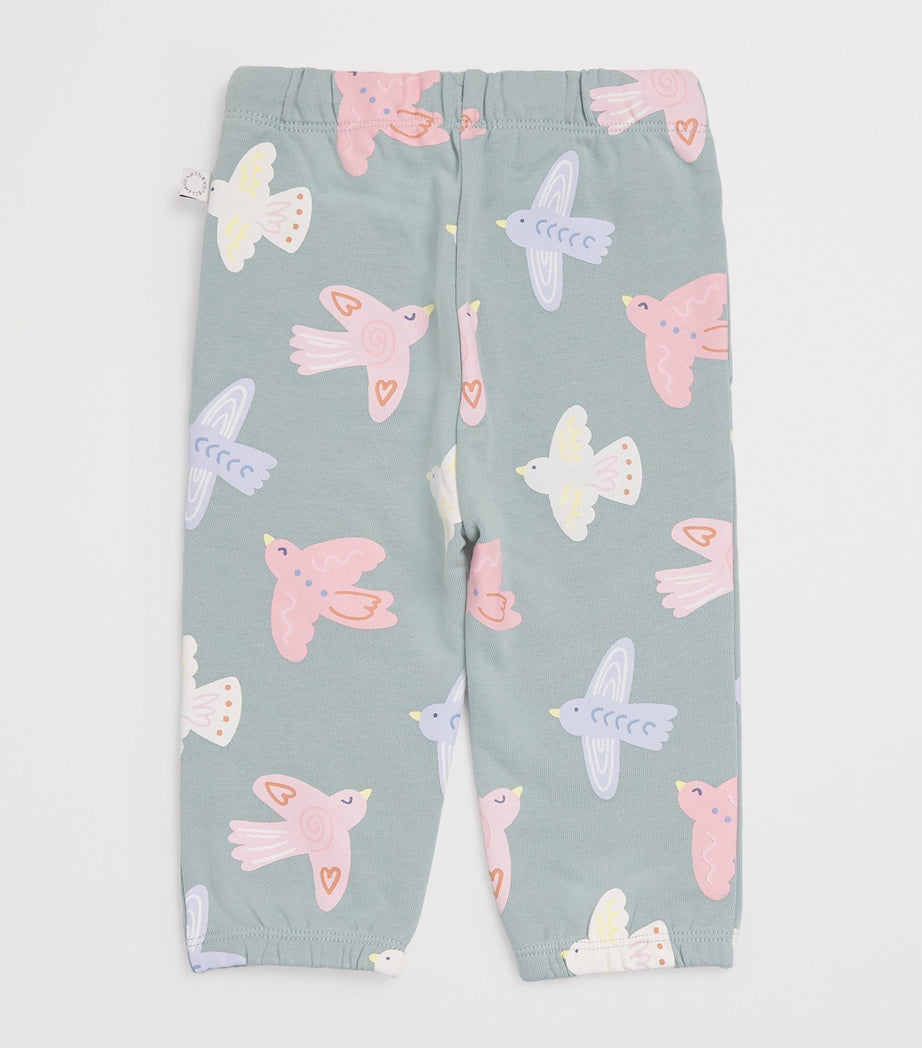 Stella McCartney Kids Bird Print Jersey Sweatpants (3-36 Months)