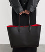 Christian Louboutin Red Cabata Large Calfskin Tote Bag